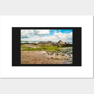 Beach, Rocks & Seaweed - Coastal Scenery Posters and Art